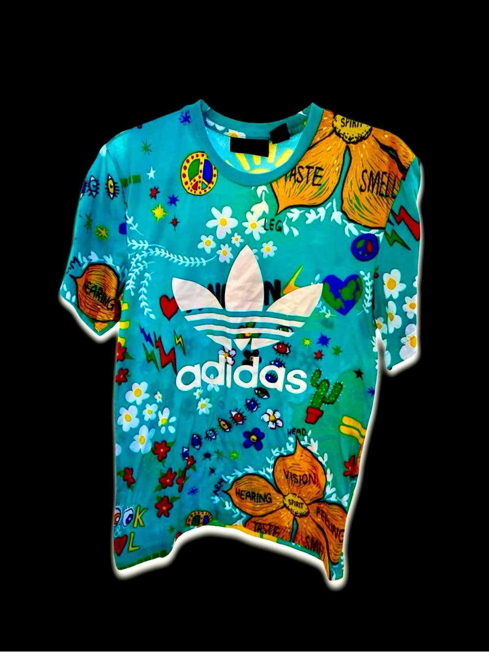 Pharrell Williams x Adidas Originals SS16 Collection Trippy Multicolor T-Shirt - Picture 10 of 10